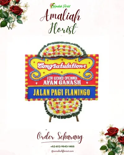 Bunga Papan Congratulation di Bojongrangkas